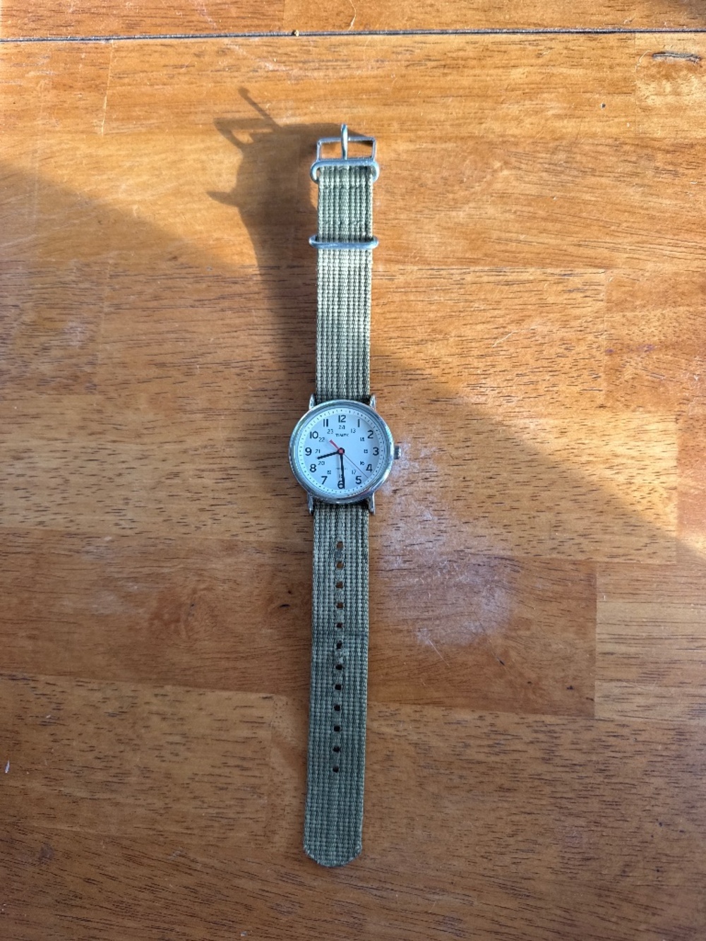 Timex Weekender w/ Khaki NATO Strap